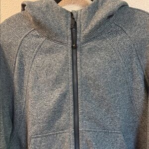 lululemon athletica Women's Dark Gray Full-Zip Hooded Jacket